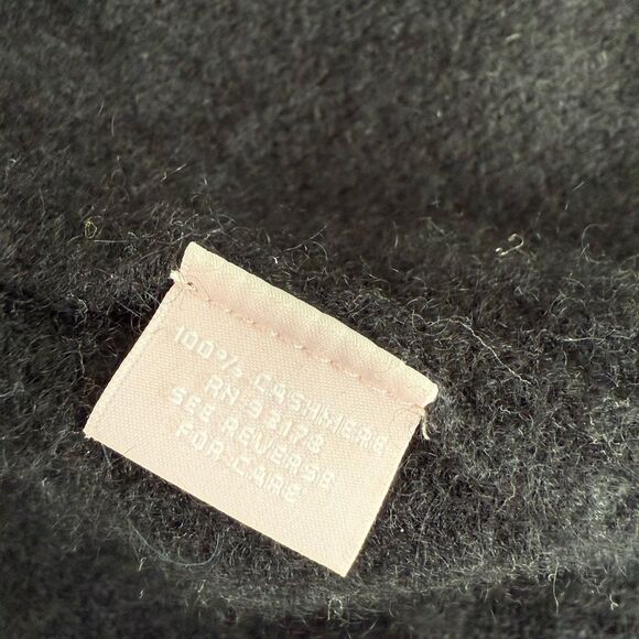 The Cashmere Project Black Open Front 100% Cashmere Cardigan Sweater $316 S - Picture 6 of 6